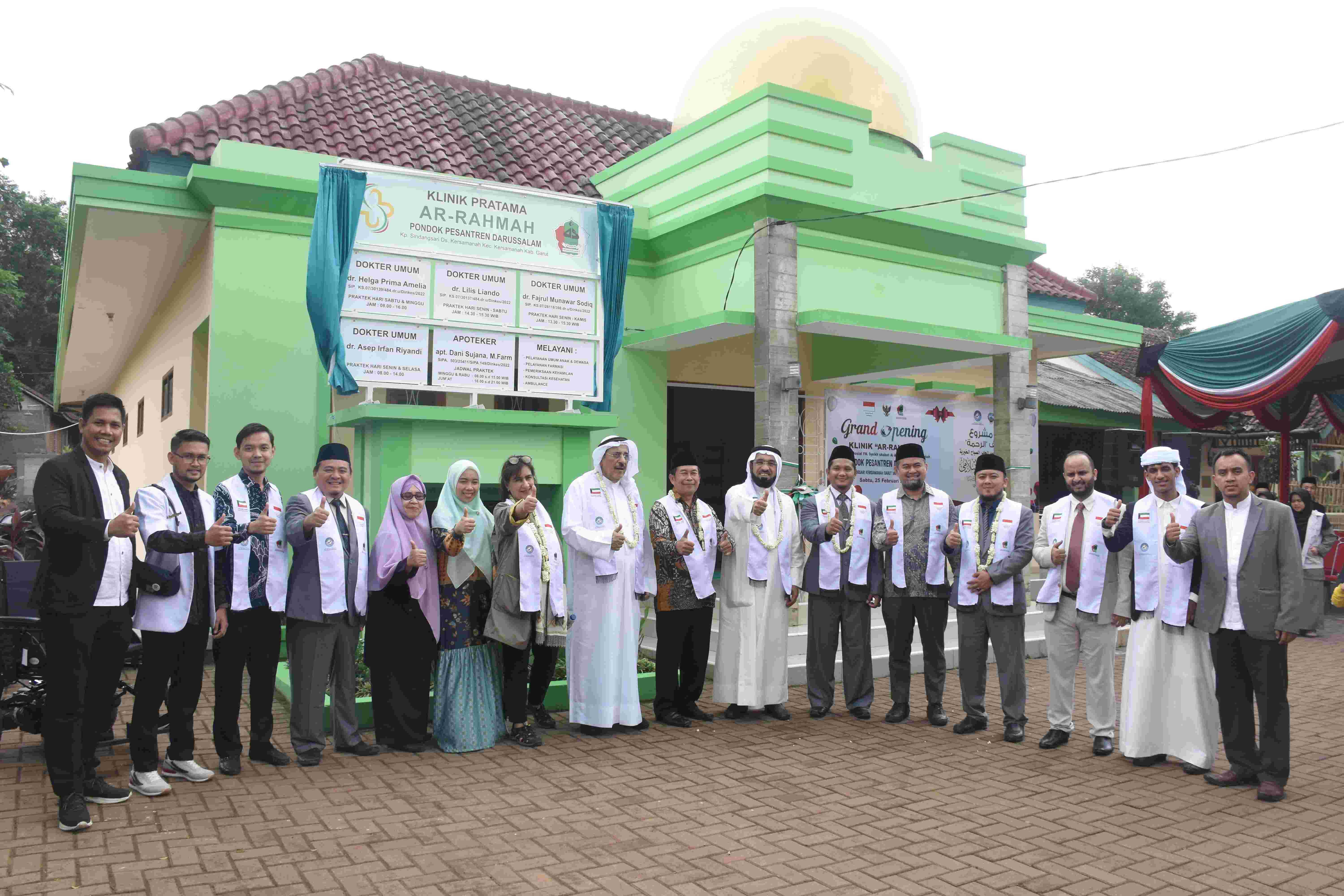 Ponpes Darussalam Kersamanah Garut Resmikan Klinik Kesehatan, Siap Layani Masyarakat